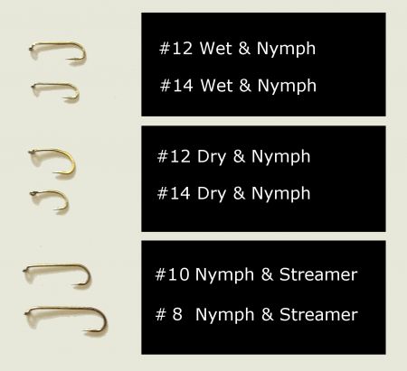 * Fly Hooks - TROUT mixed sizes/types available - Fly Tying Gear